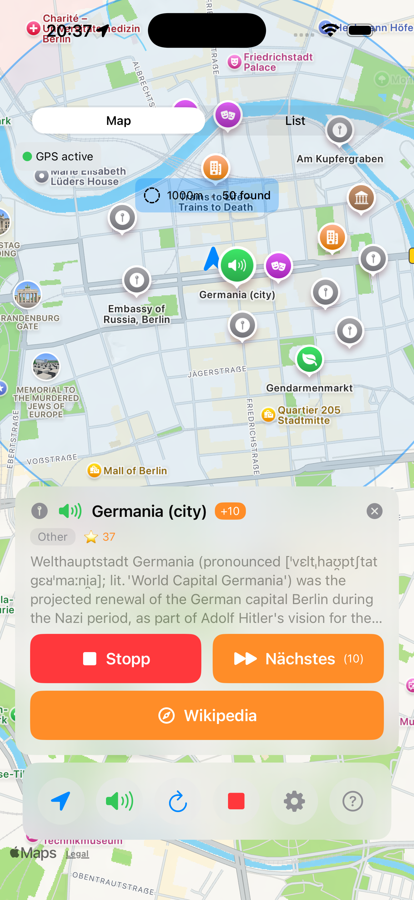 Screenshot audio settings
